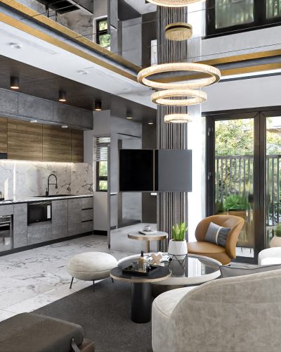 CHUNG CƯ VINHOME Q9 PHÒNG KHÁCH (2)