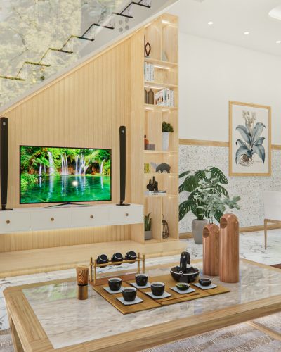 PHÒNG KHÁCH + BẾP + THÔNG TẦNG (1)